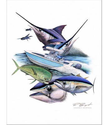 "Flyers" Center Console-Marlin-Tuna-mahi